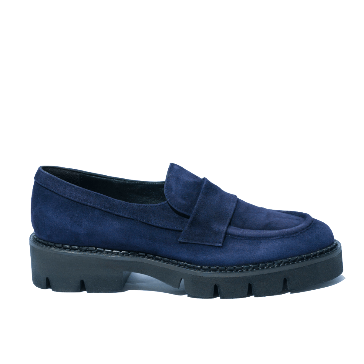 Mocassino Vitulli & Co. Camoscio Blu - Vitulli & Co. - Calzature Savorè