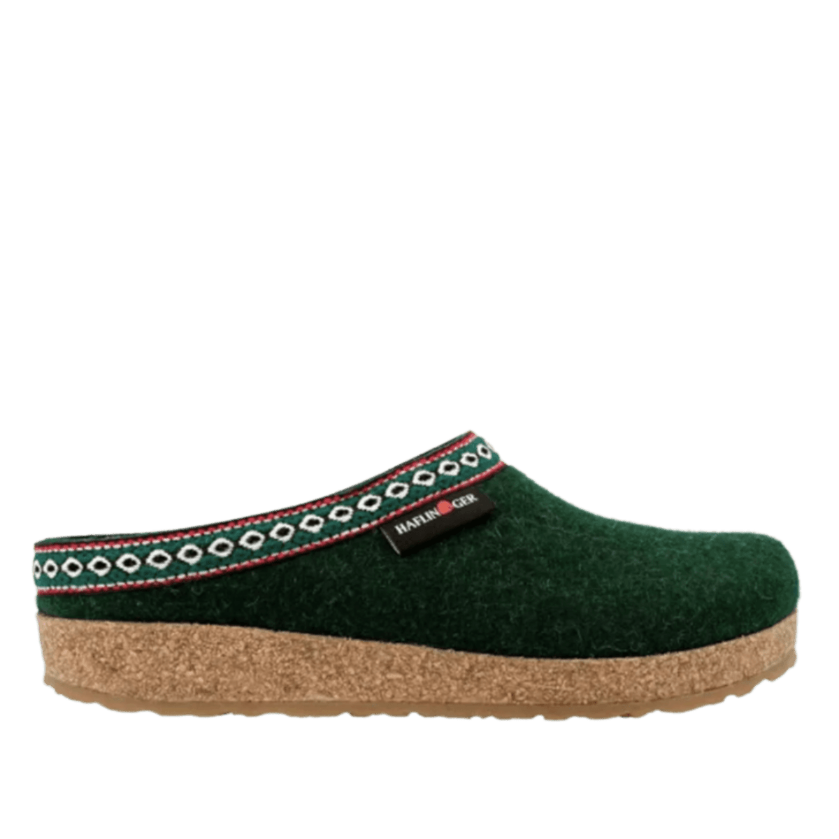 Pantofola Haflinger Grizzly Franzl Verde - Haflinger - Calzature Savorè