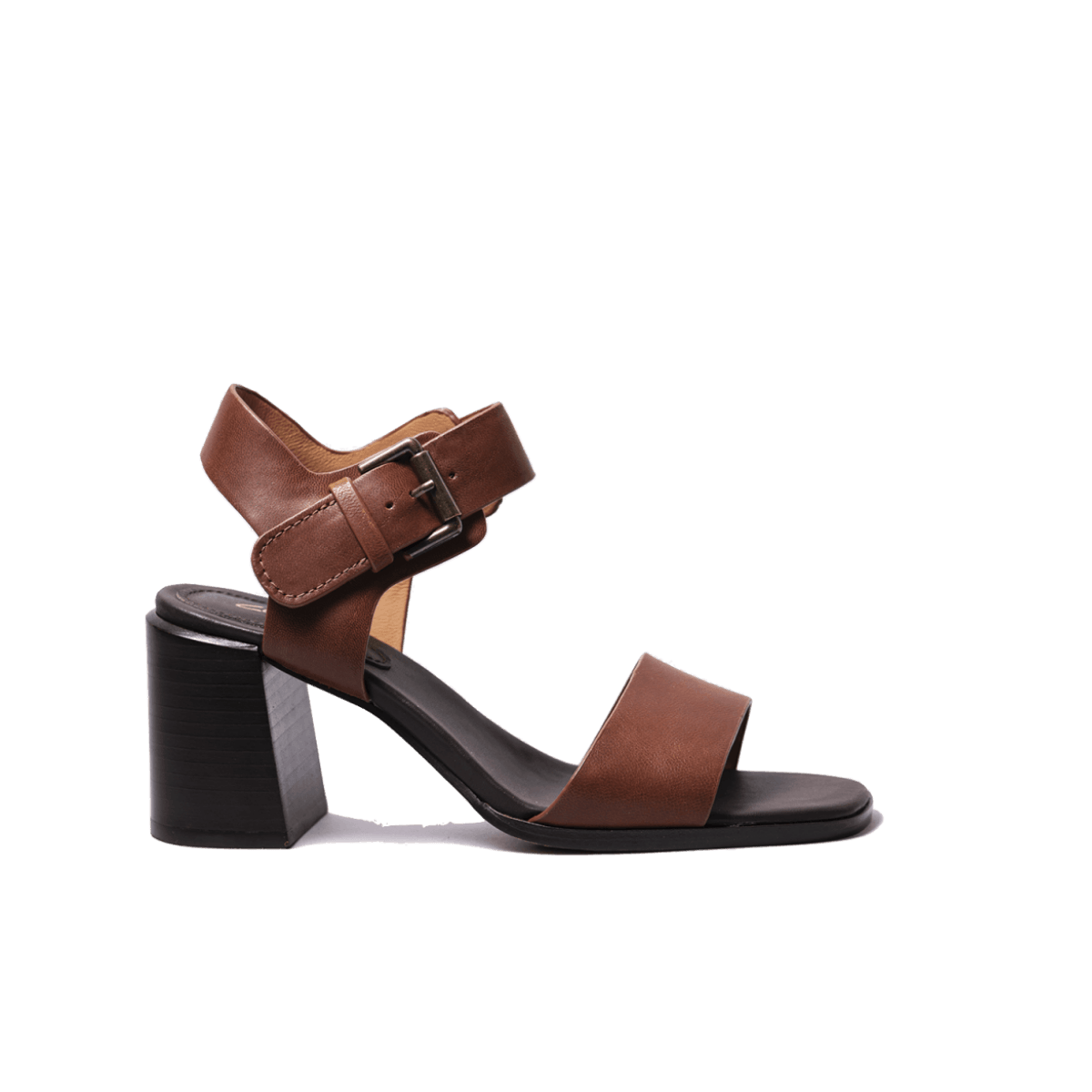 Sandalo Clark's Landra 70 Dark Tan Leather - Clark's - Calzature Savorè