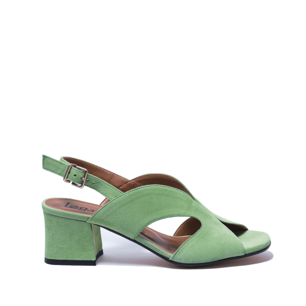 Sandalo Le Gazzelle Camoscio Pistacchio - Le Gazzelle - Calzature Savorè