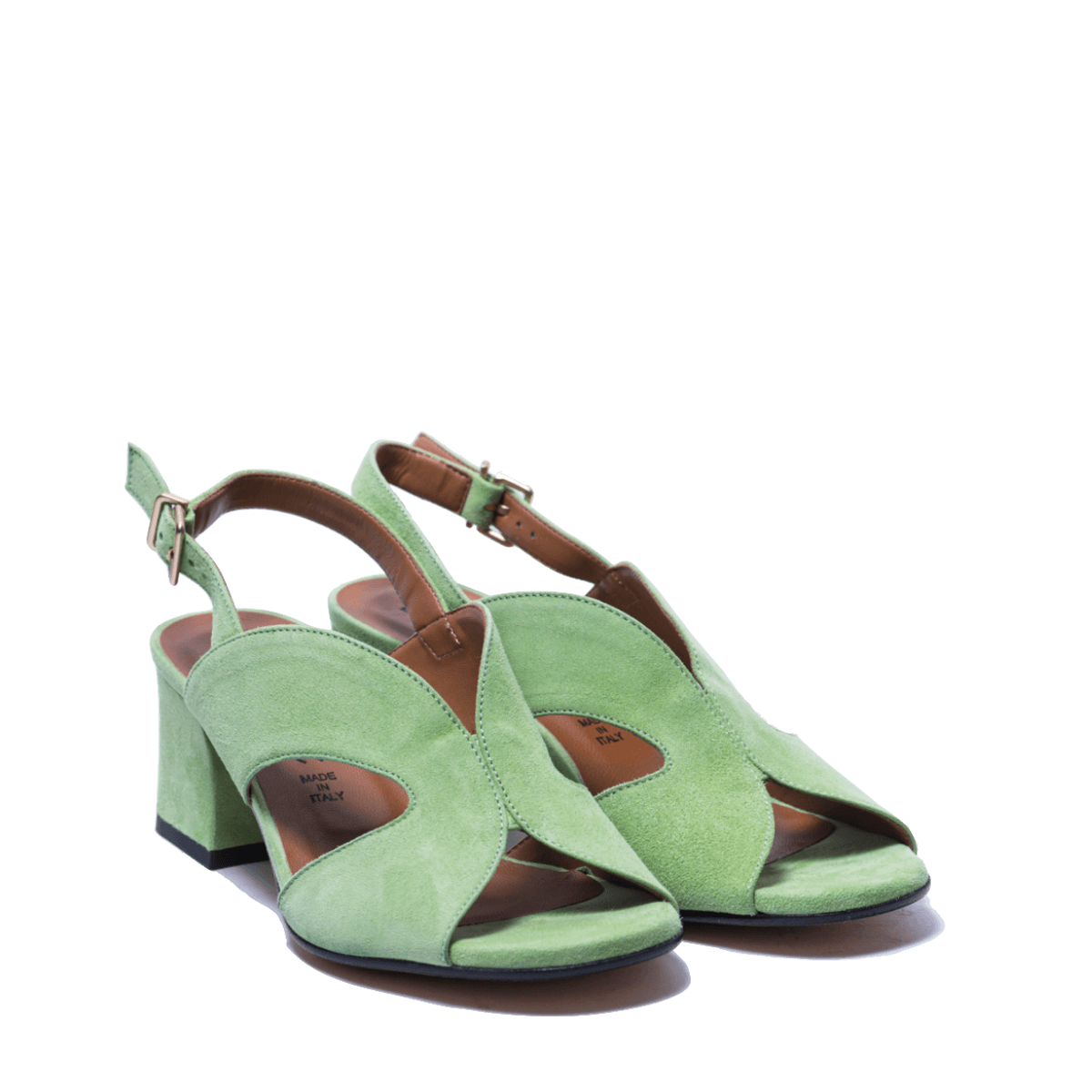 Sandalo Le Gazzelle Camoscio Pistacchio - Le Gazzelle - Calzature Savorè