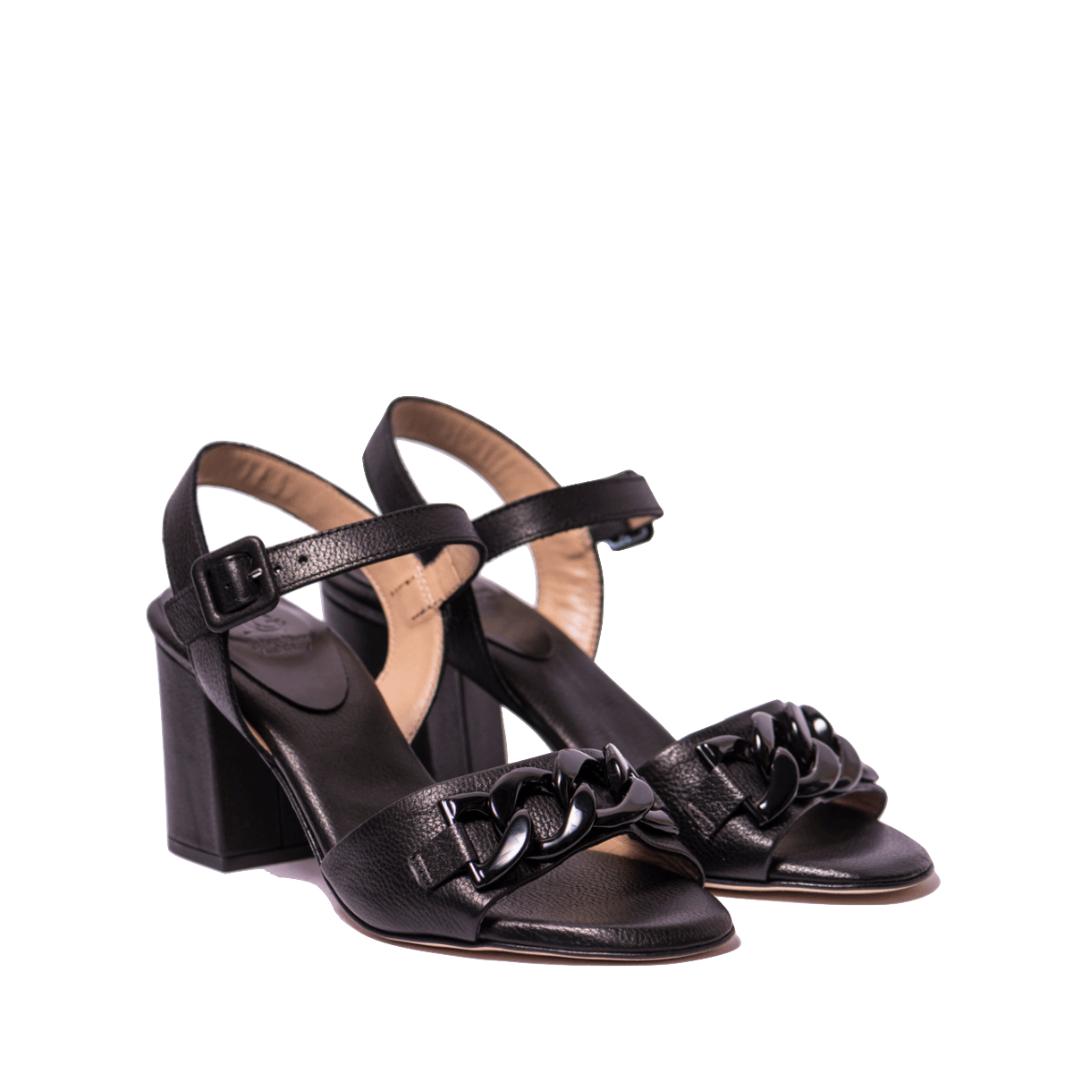 Sandalo Luca Grossi Catena Nappa Nero - Luca Grossi - Calzature Savorè