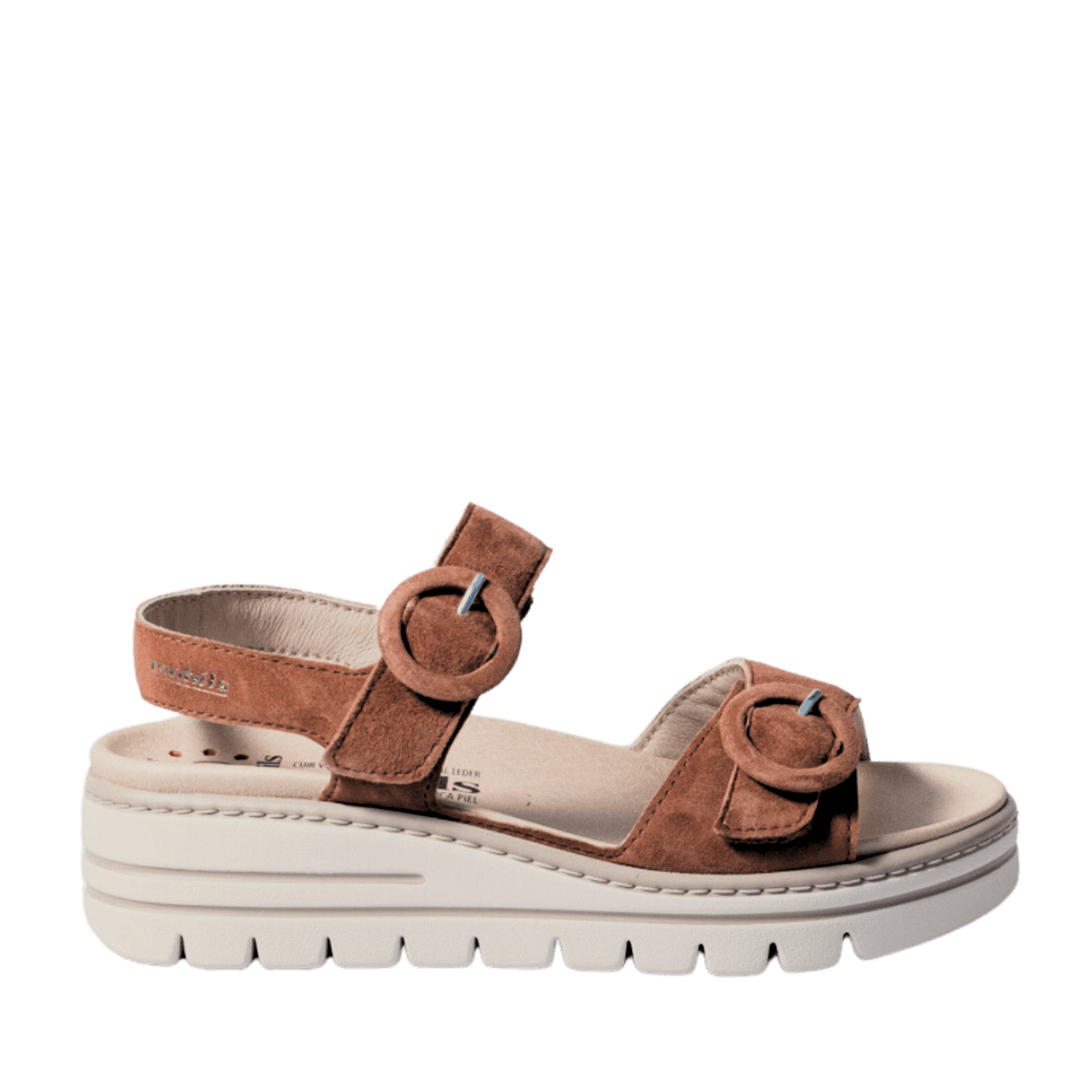 Sandalo Mephisto Clara Camoscio Hazelnut - Mephisto - Calzature Savorè