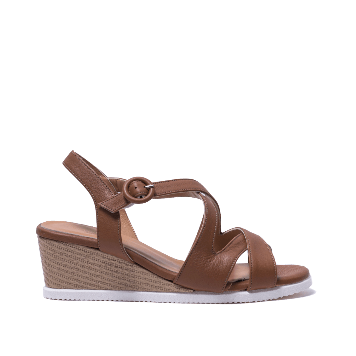 Sandalo Vitulli & Co. Pelle Mousse Cuoio - Vitulli & Co. - Calzature Savorè