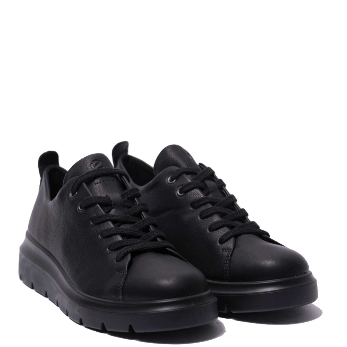 Scarpa Allacciata Ecco Nouvelle Pelle Black