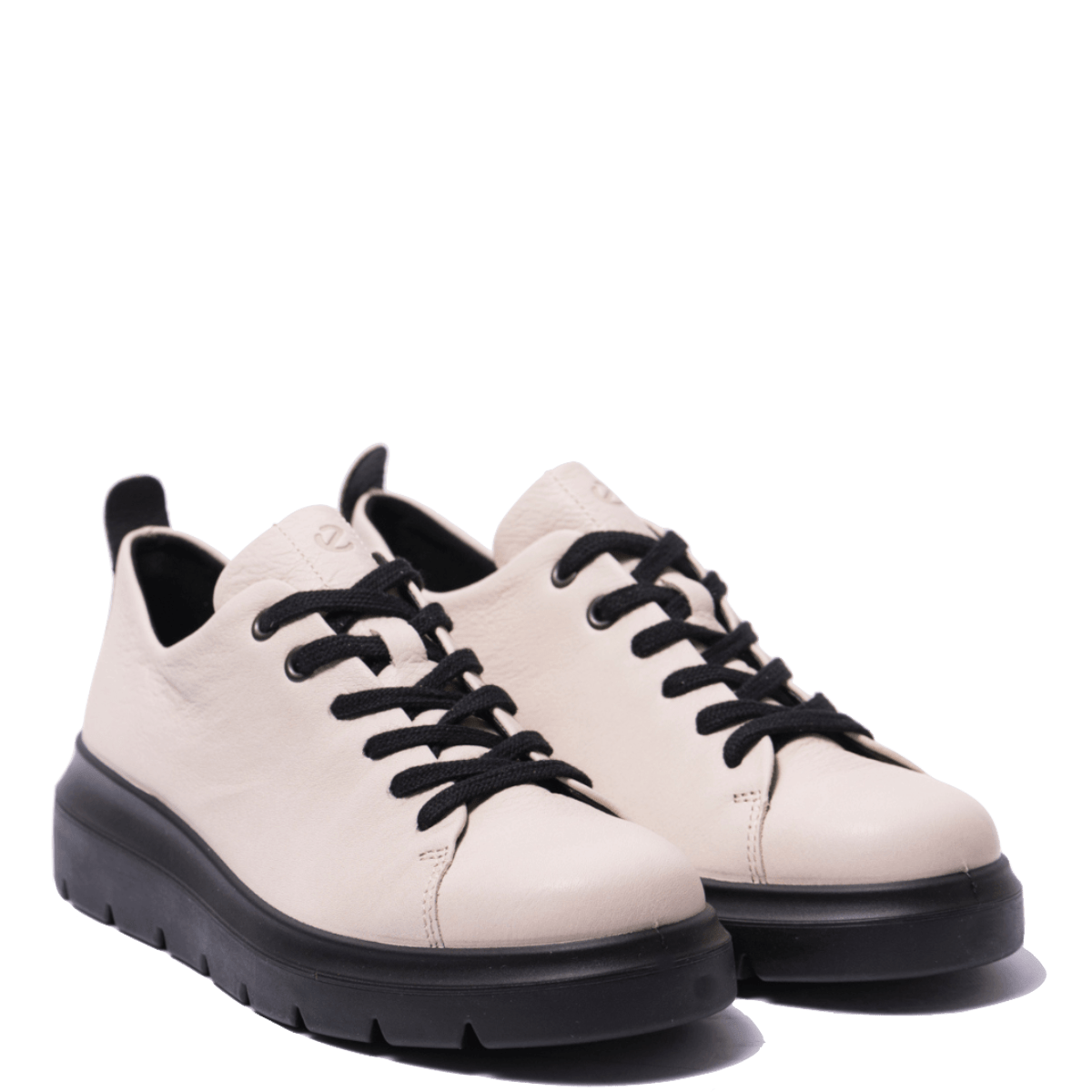 Scarpa Allacciata Ecco Nouvelle Pelle Limestone-Calcaire - Ecco - Calzature Savorè