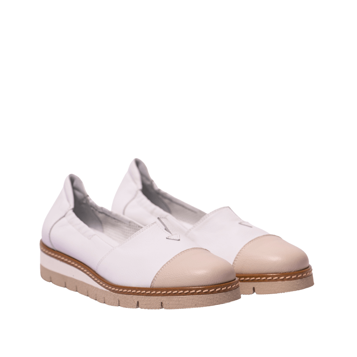 Slip-On Alfredo Giantin Pony Bianco-Crema - Alfredo Giantin - Calzature Savorè