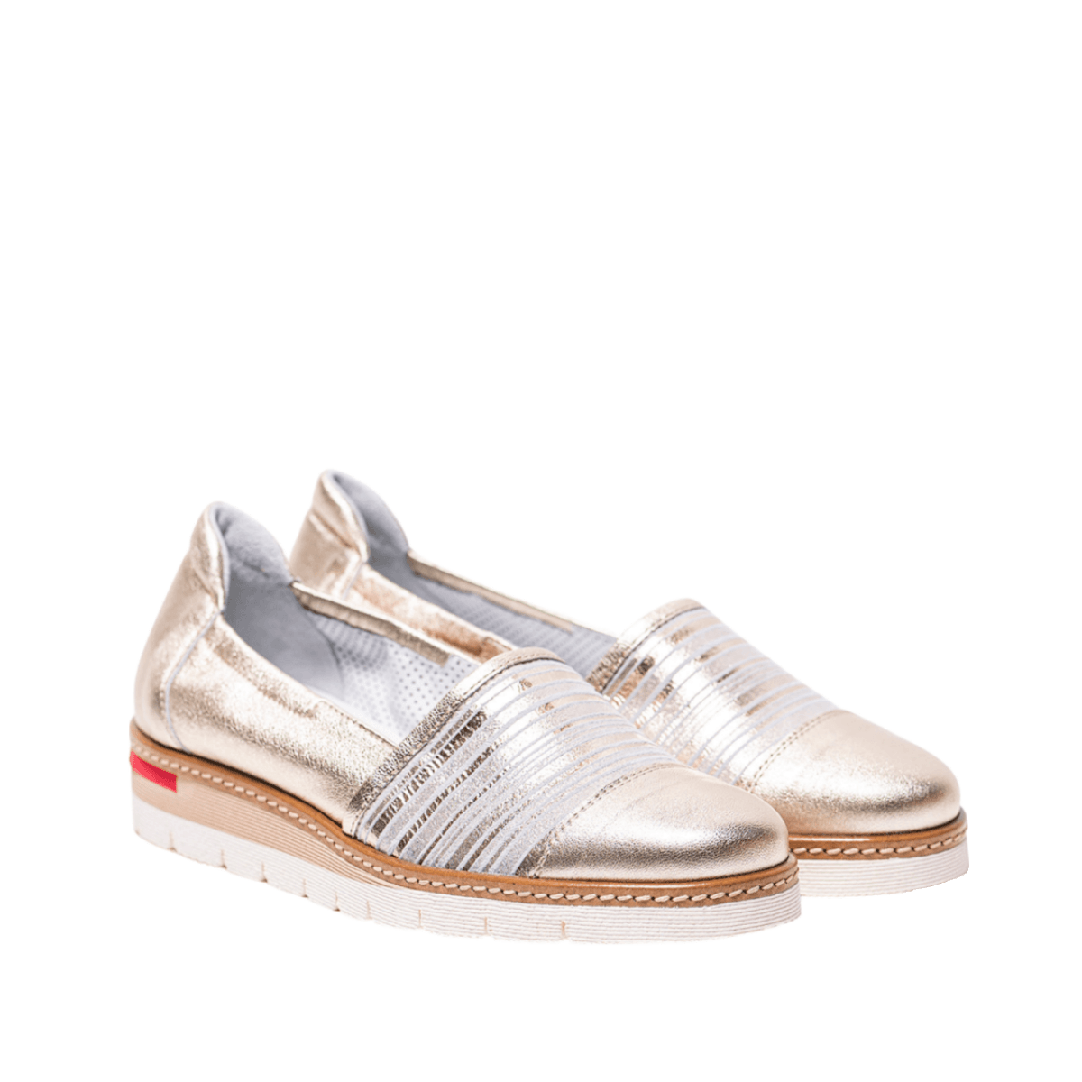 Slip-on Alfredo Giantin Safron Liner Platino - Alfredo Giantin - Calzature Savorè