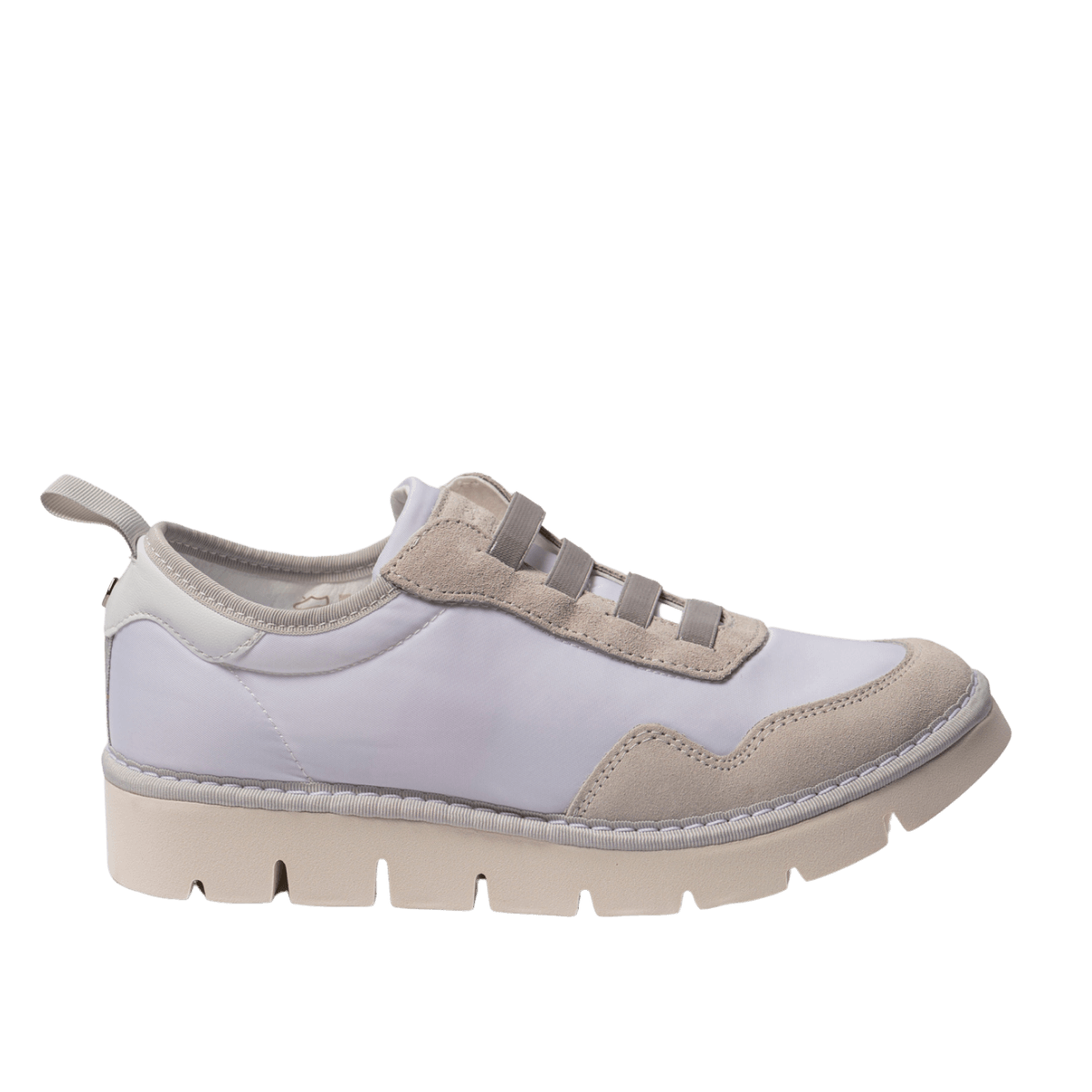 Slip-On Pànchic Nylon e Camoscio White - Pànchic - Calzature Savorè