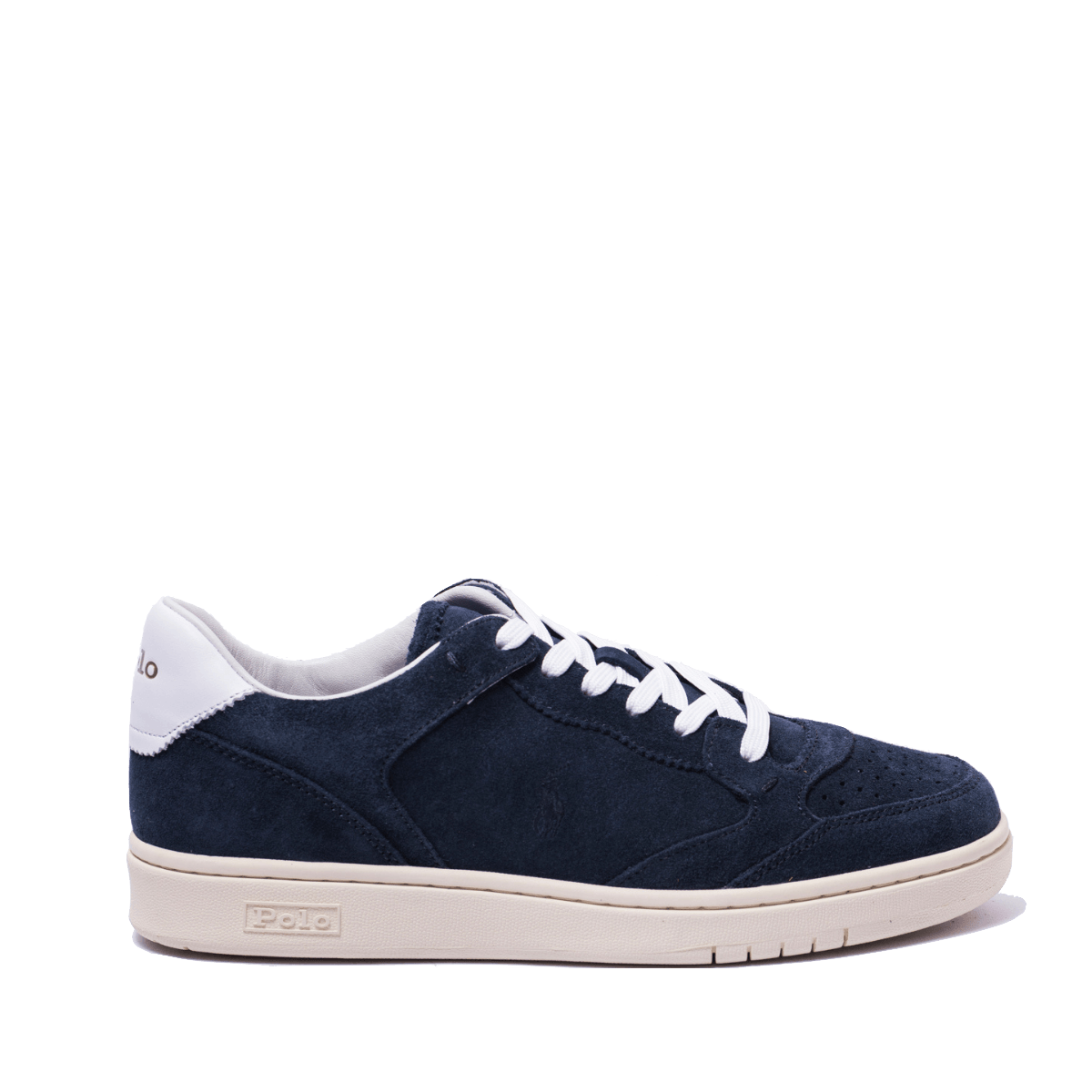 Sneaker Polo Ralph Lauren Court Camoscio Blu - Polo Ralph Lauren - Calzature Savorè