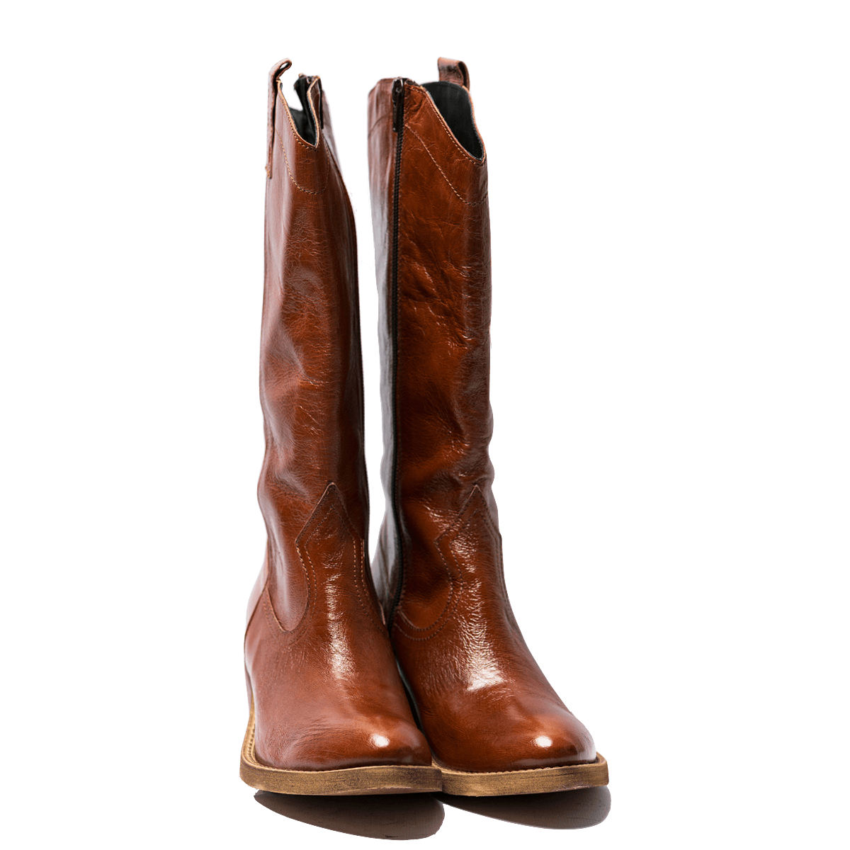 Stivale Camperos Giorgia Pelle Rama Ruggine - Giorgia - Calzature Savorè