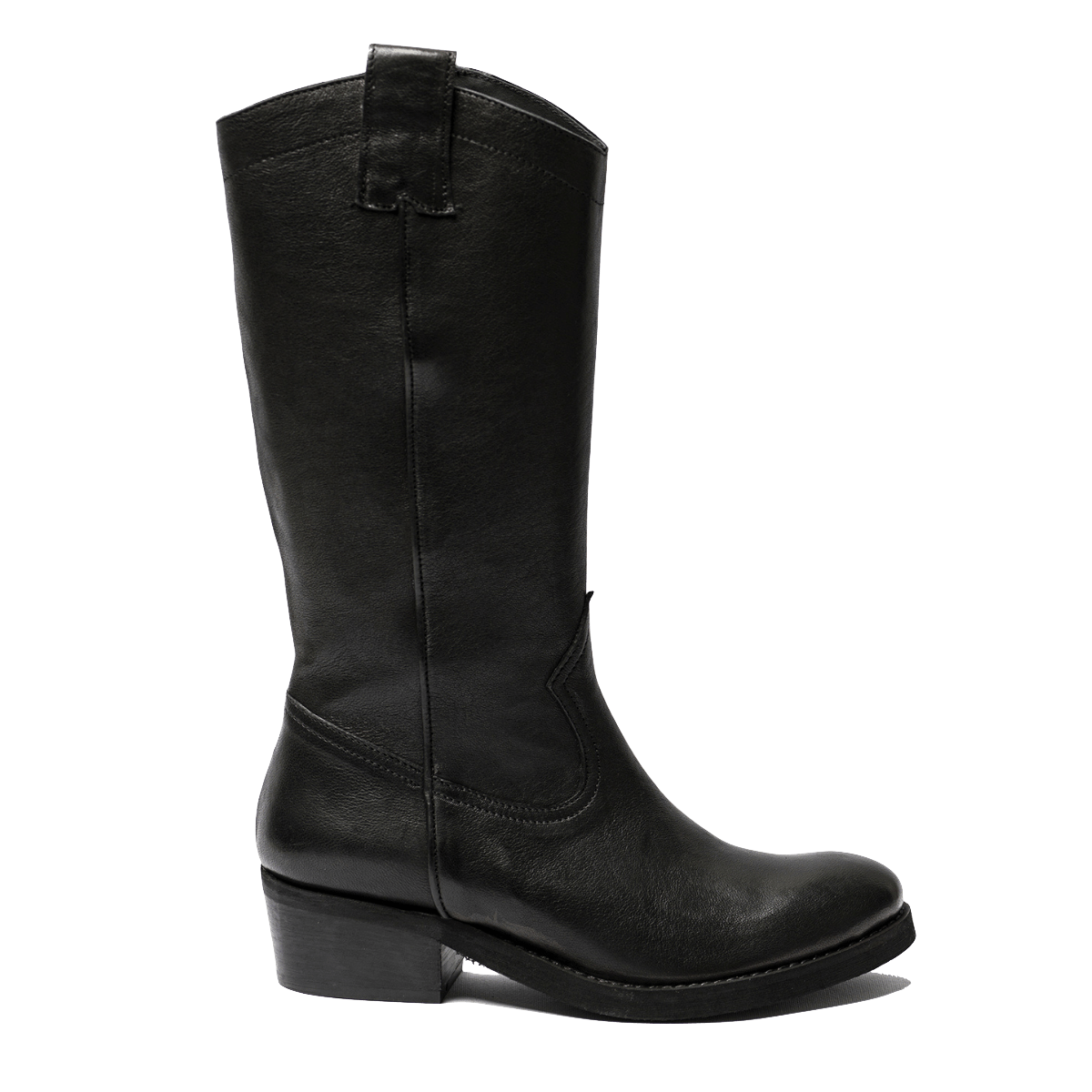 Stivale Camperos Giorgia Pelle Rok Nero - Giorgia - Calzature Savorè