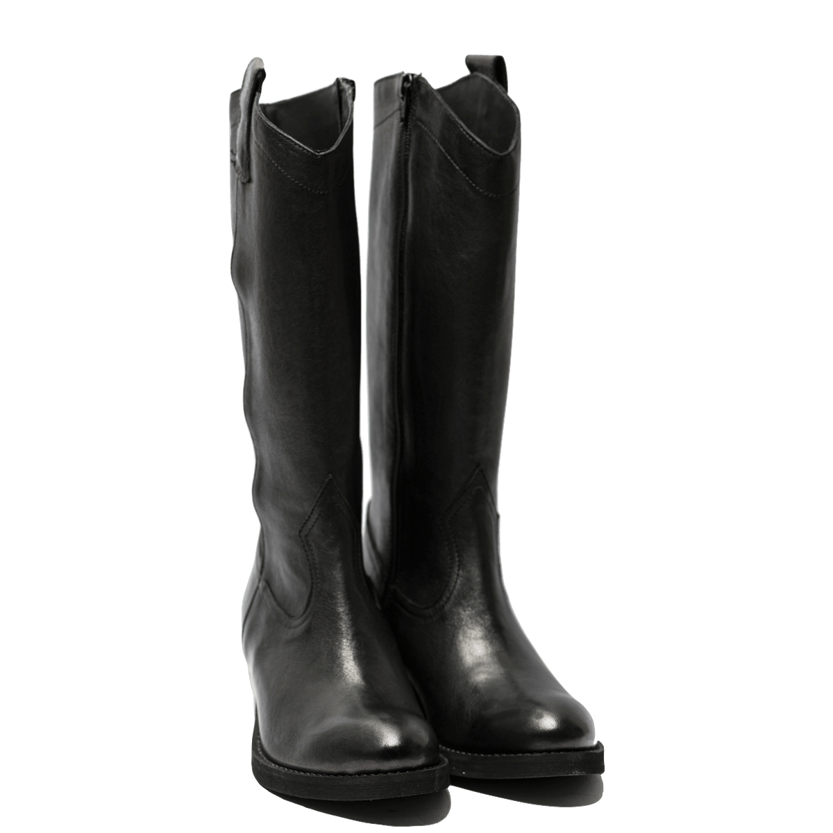 Stivale Camperos Giorgia Pelle Rok Nero - Giorgia - Calzature Savorè