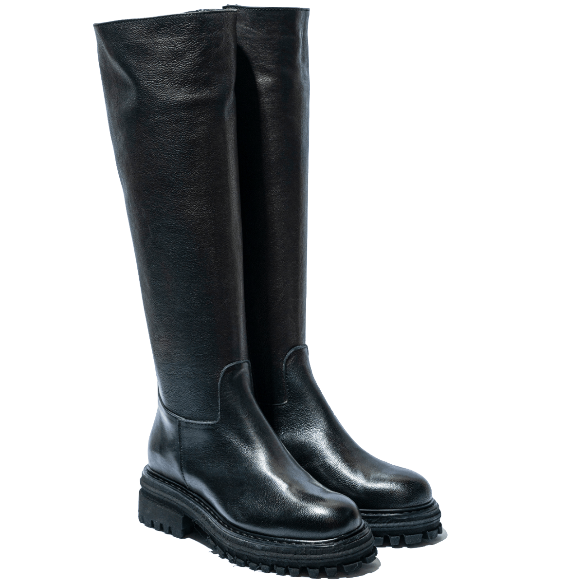 Stivale Giorgia Vitello Rok Nero - Giorgia - Calzature Savorè