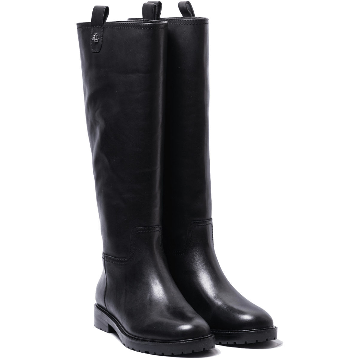 Stivale Polo Ralph Lauren Elden Pelle Black ULTIMO NUMERO: 36