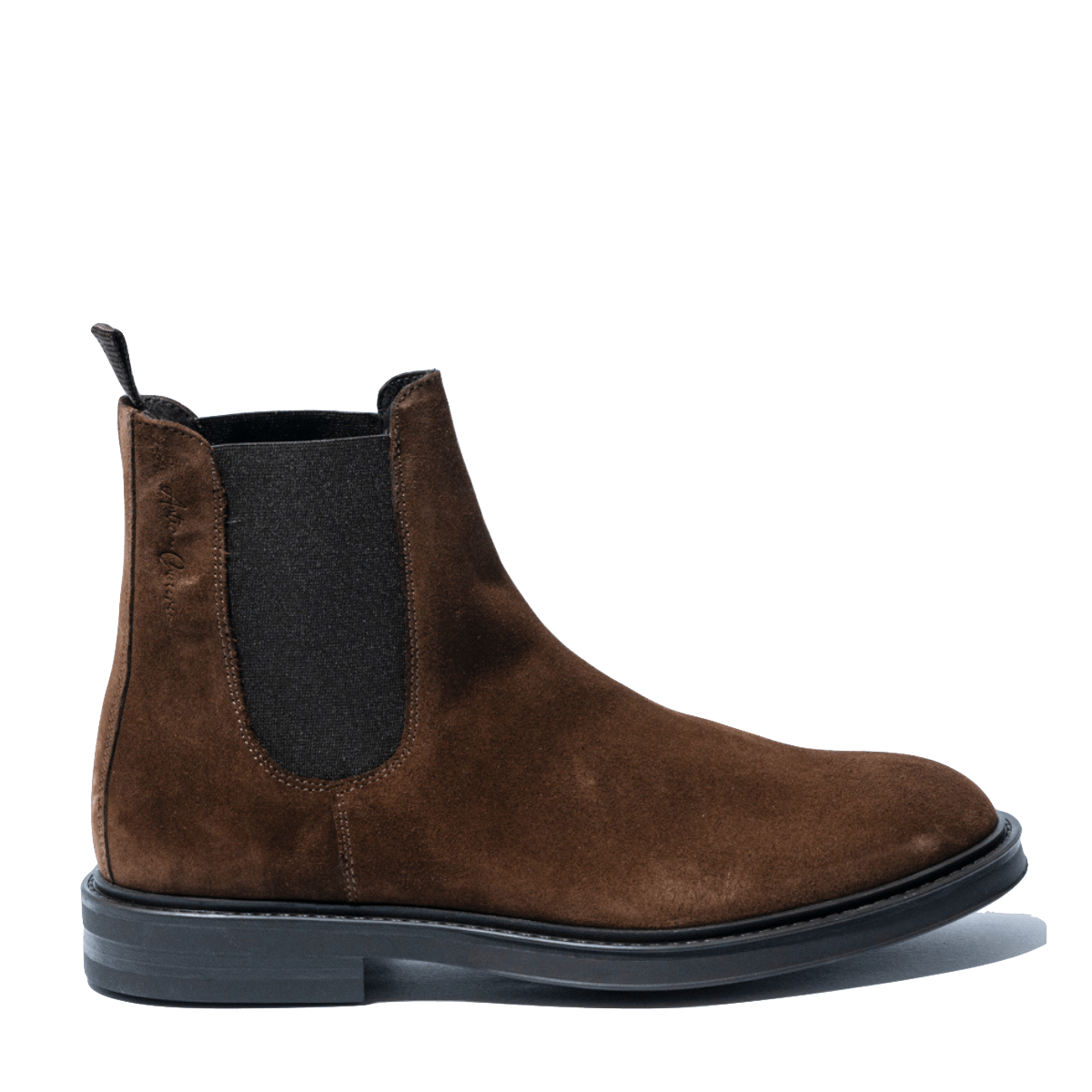 Stivaletto Beatles Antica Cuoieria Camoscio Cortina Chocolate - Antica Cuoieria - Calzature Savorè