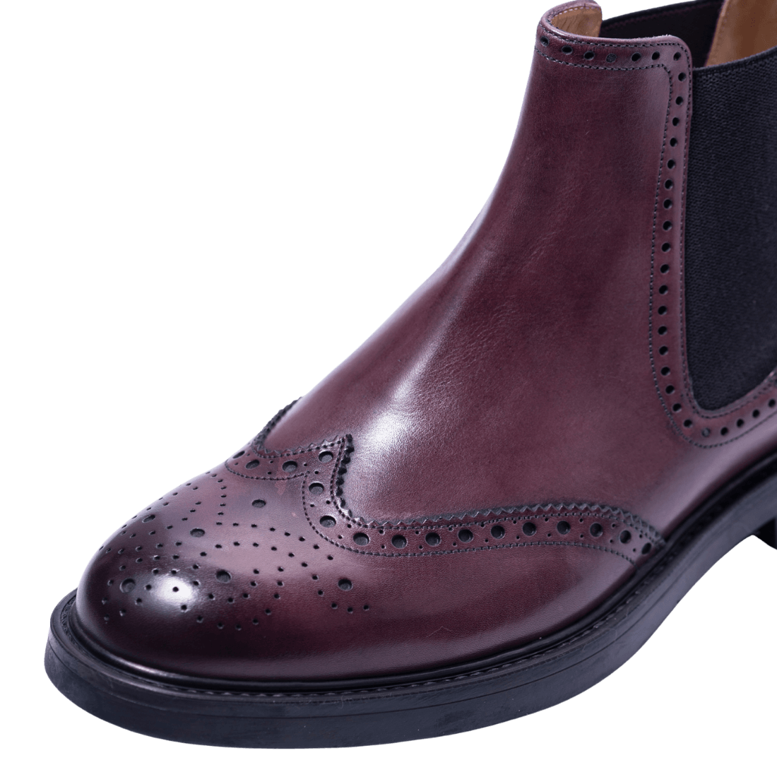 Stivaletto Beatles Brecos Pelle Coda Di Rondine Bordeaux - Brecos - Calzature Savorè