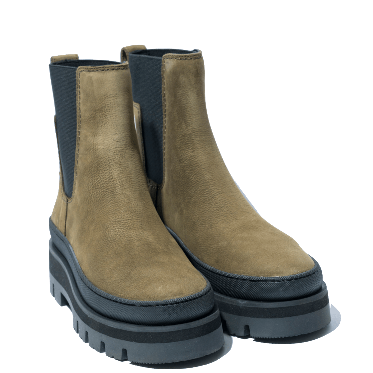 Stivaletto Beatles Clark's Orianna2 Top Nabuck Dark Olive - Clark's - Calzature Savorè