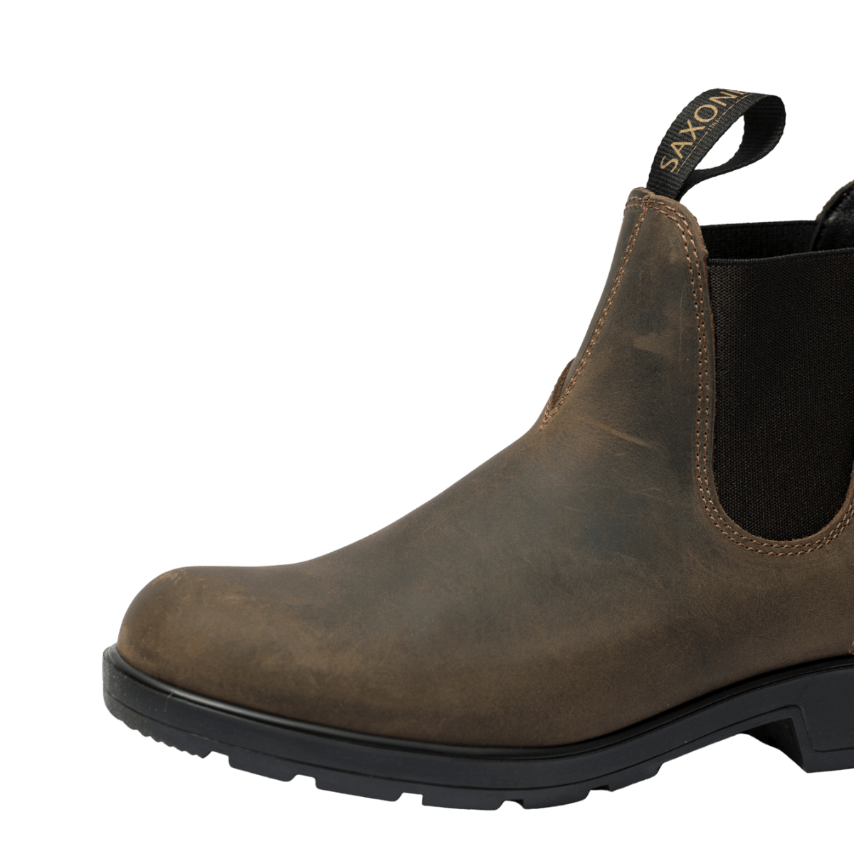 Stivaletto Beatles Saxone Pelle Ingrassata Moro-Moro Man - Saxone - Calzature Savorè