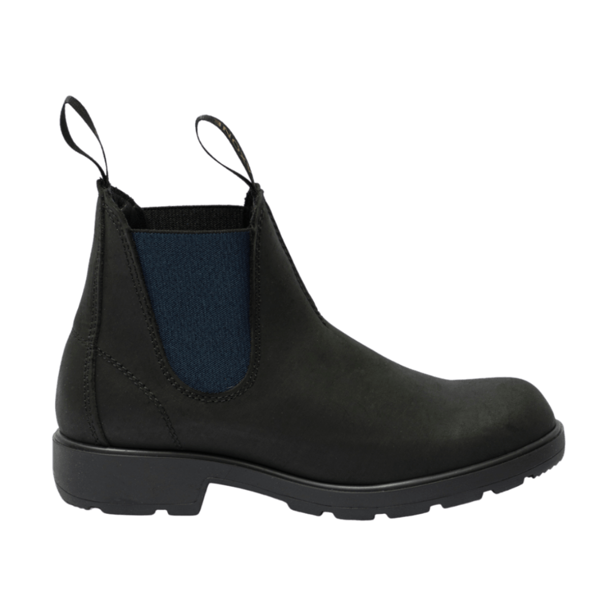 Stivaletto Beatles Saxone Woman Pelle Ingrassata Nero-Blu - Saxone - Calzature Savorè