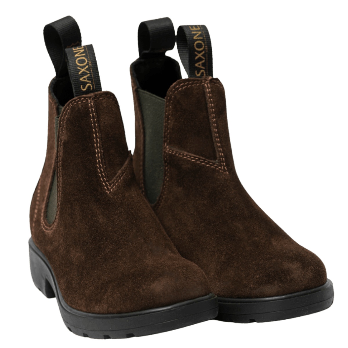 Stivaletto Beatles Saxone Woman Pelle Scamosciata Moro-Verde - Saxone - Calzature Savorè