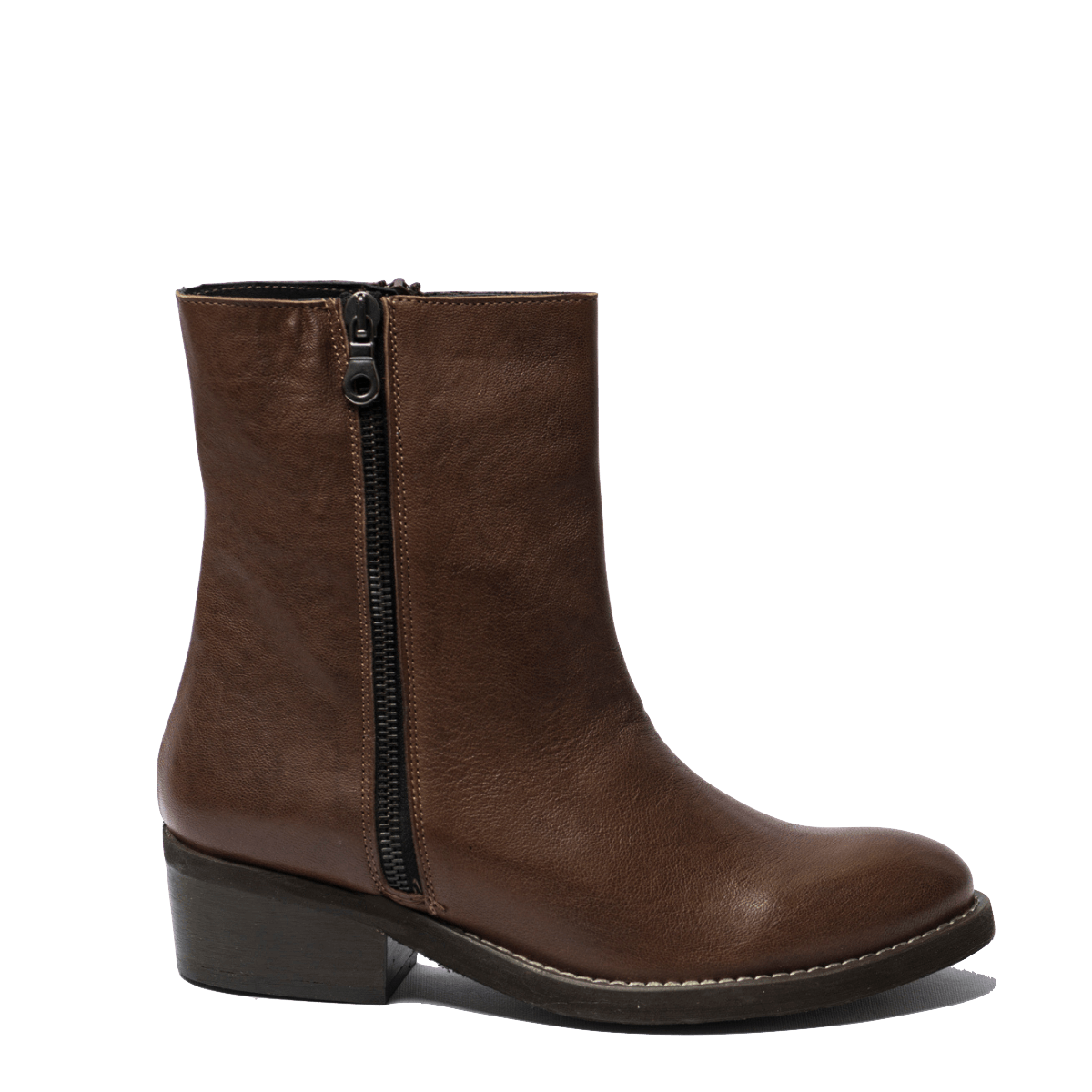 Stivaletto Camperos Giorgia Pelle Rok Tabacco - Giorgia - Calzature Savorè