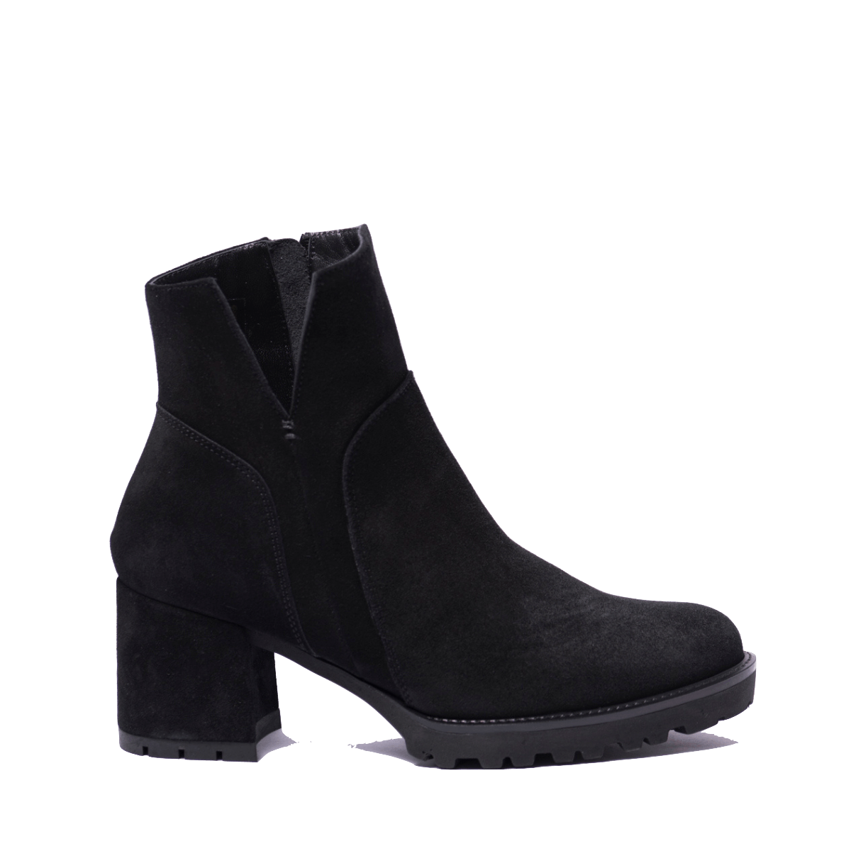 Tronchetto Melluso Camoscio Nero - Melluso - Calzature Savorè