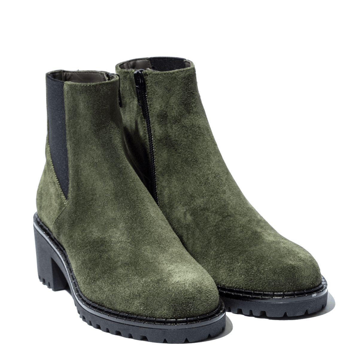 Tronchetto Savorè Camoscio Bristol Verde - Savorè - Calzature Savorè