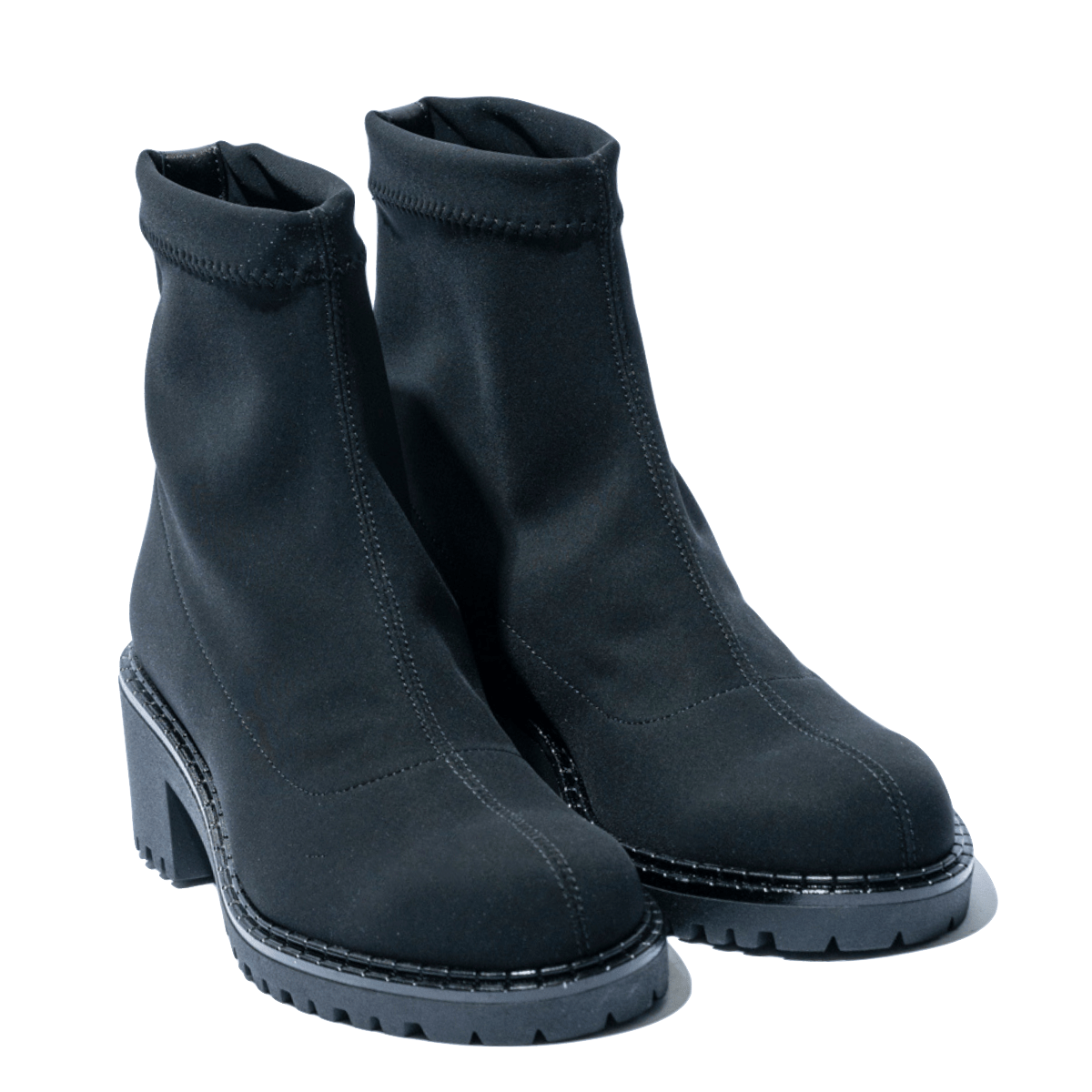 Tronchetto Savorè Tessuto Elasticizzato Nero - Savorè - Calzature Savorè