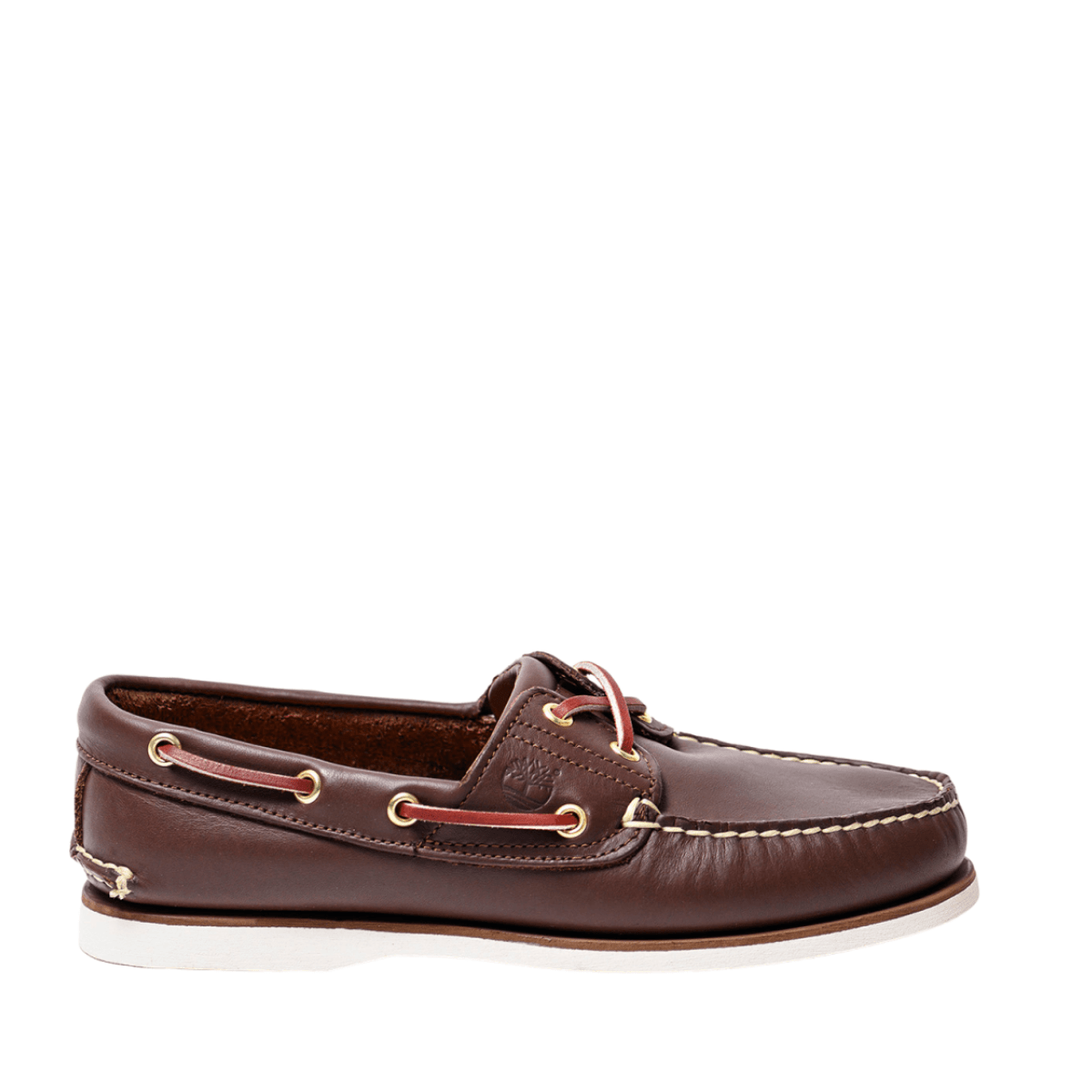 Vela Classic Boat Shoe Timberland MD Brown Full Grain Fondo Bianco - Timberland - Calzature Savorè