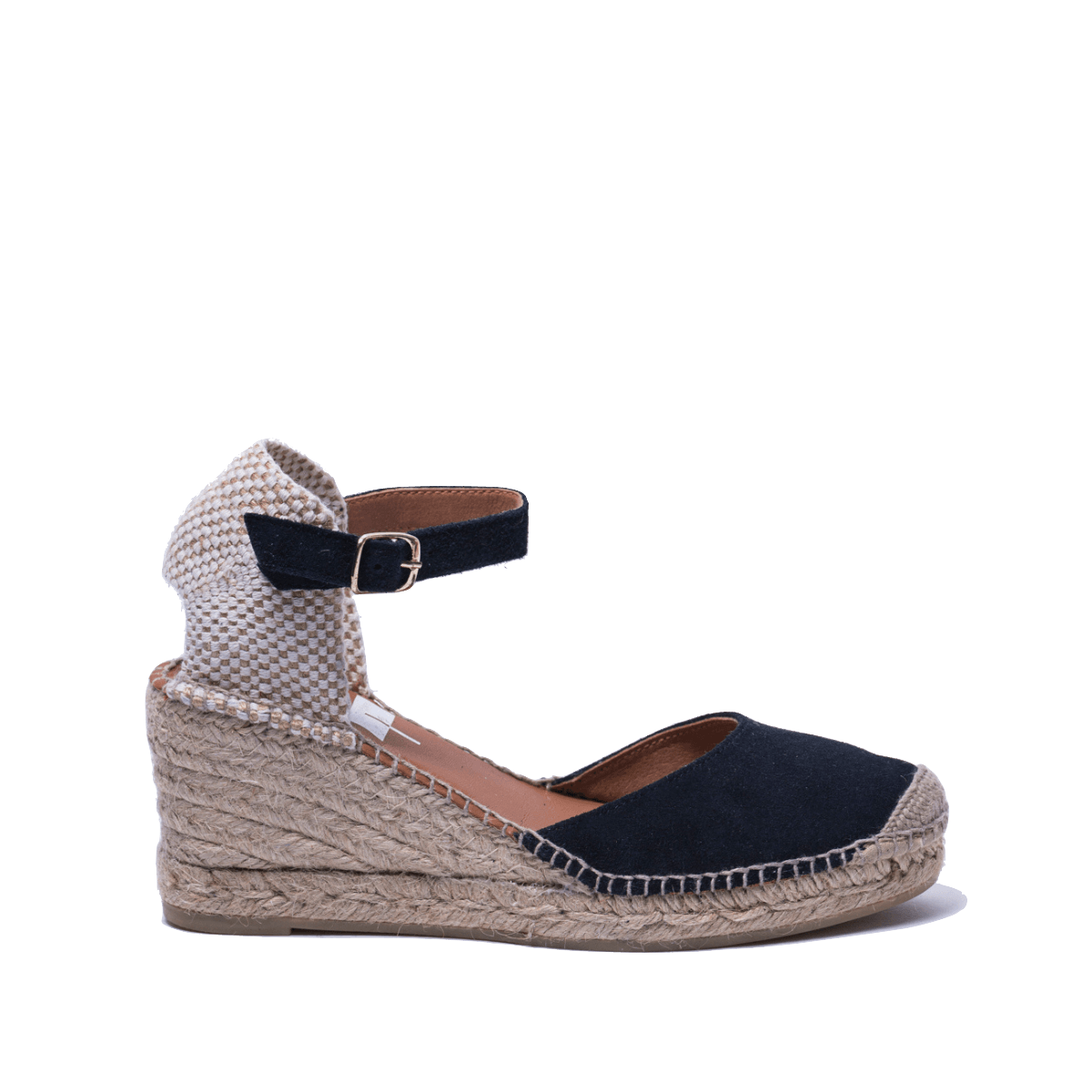 Zeppa Alta Viguera Cinturino Camoscio Ocean - Viguera - Calzature Savorè