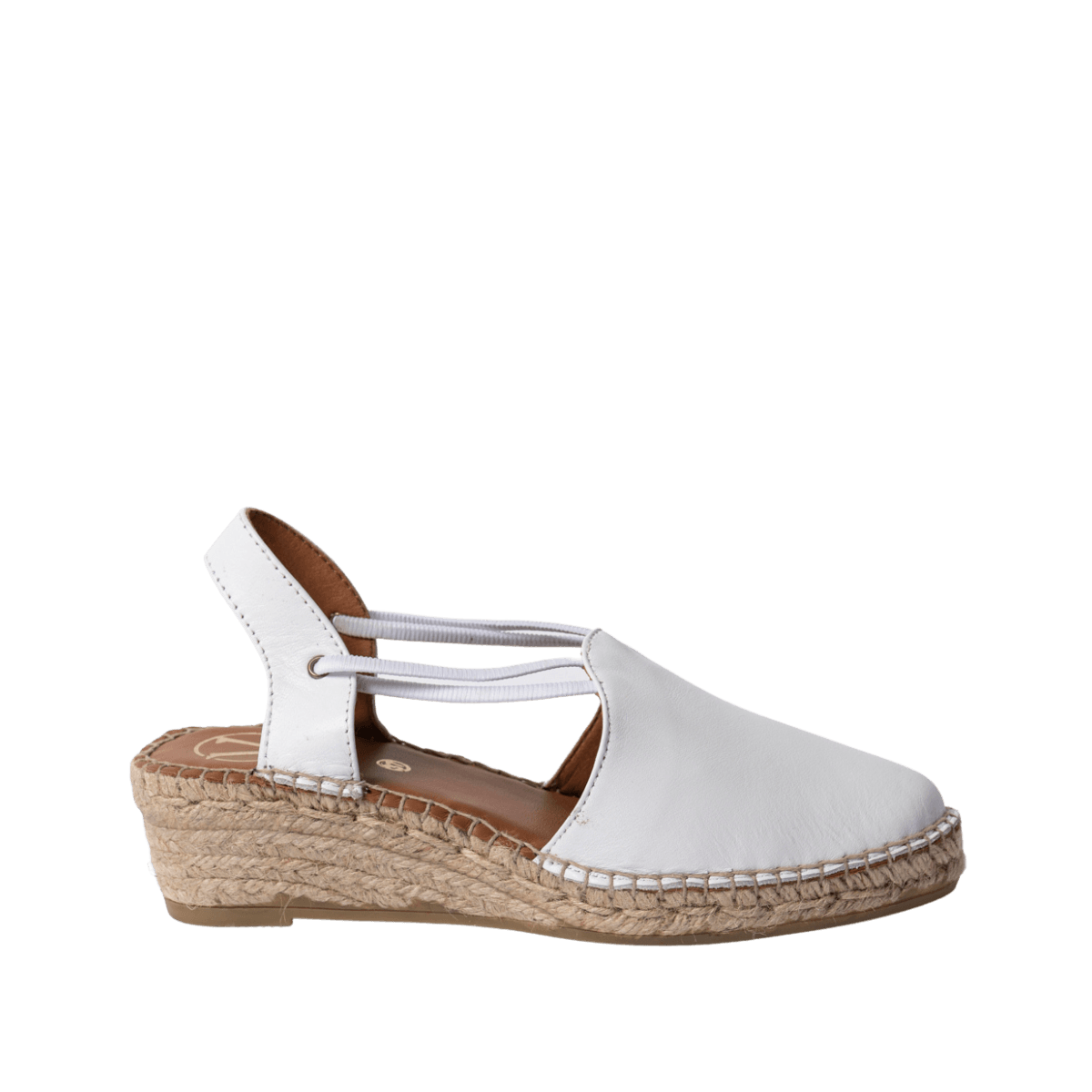 Zeppa Bassa in Corda Viguera Pelle Blanco - Viguera - Calzature Savorè