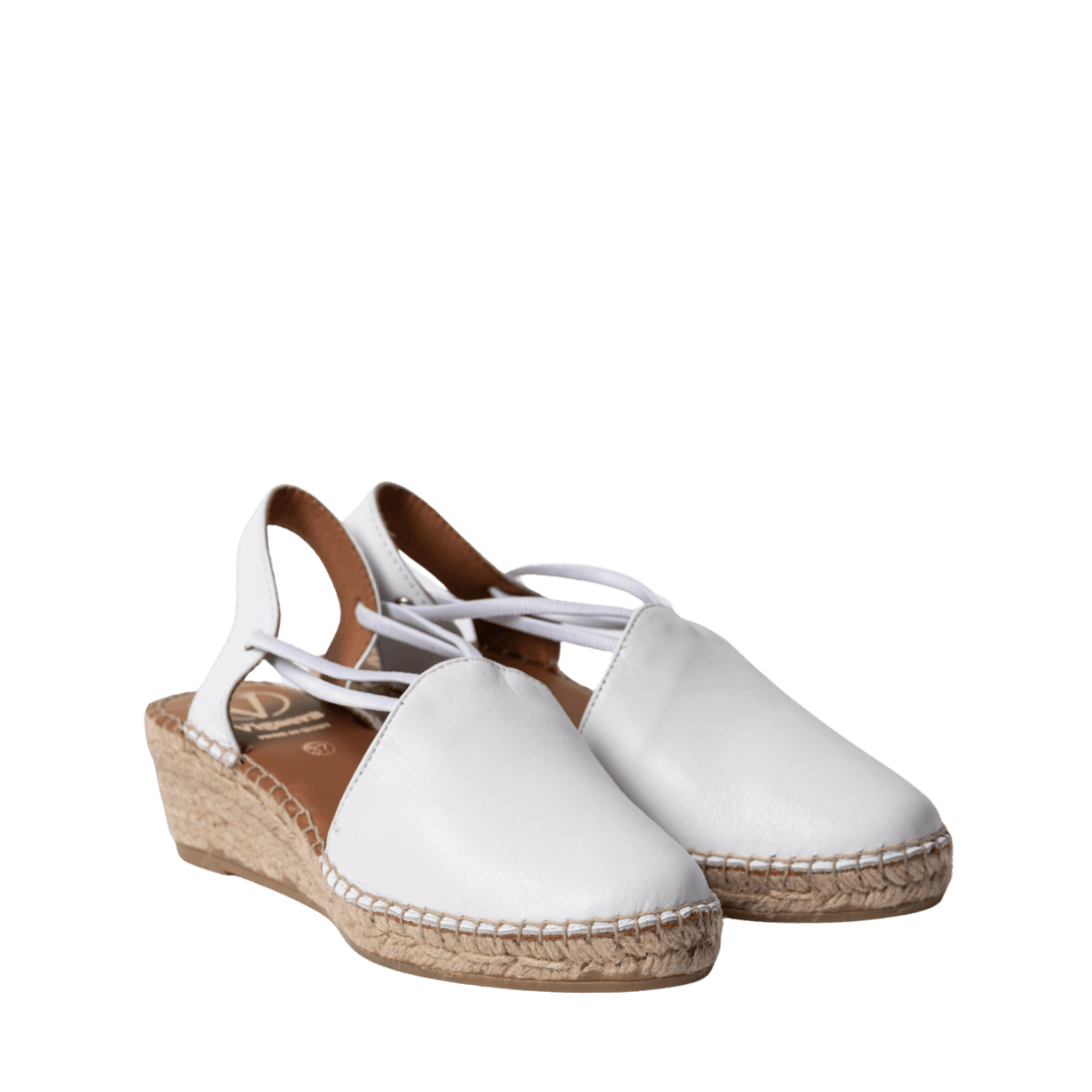 Zeppa Bassa in Corda Viguera Pelle Blanco - Viguera - Calzature Savorè