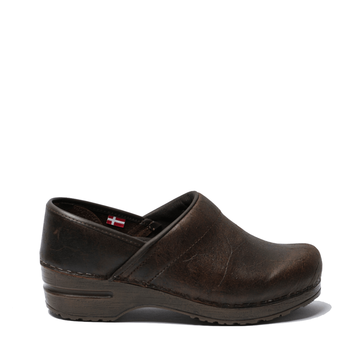 Zoccolo Sanita Original - Prof. Vinnan Pull Up Leather Antique Brown - Sanita - Calzature Savorè