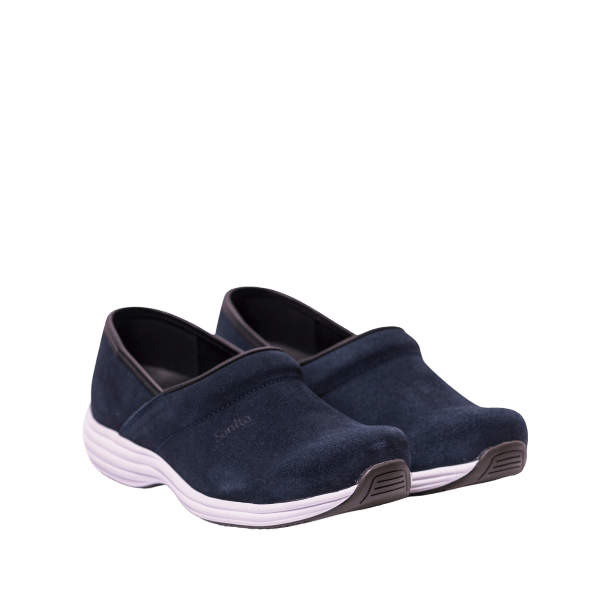 Zoccolo Sanita Wave Itak Closed Camoscio Blu - Sanita - Calzature Savorè