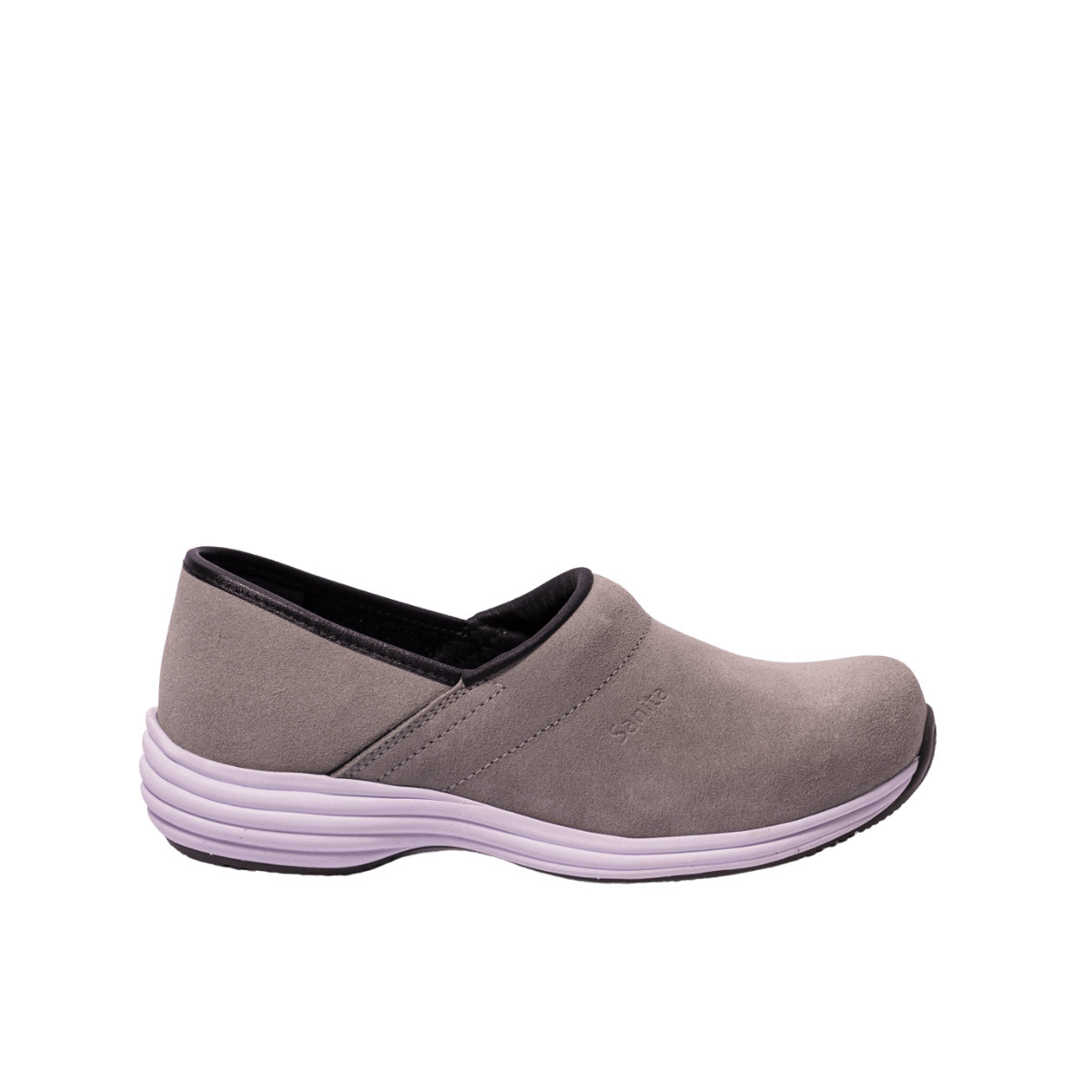 Zoccolo Sanita Wave Itak Closed Camoscio Grigio - sanita - Calzature Savorè