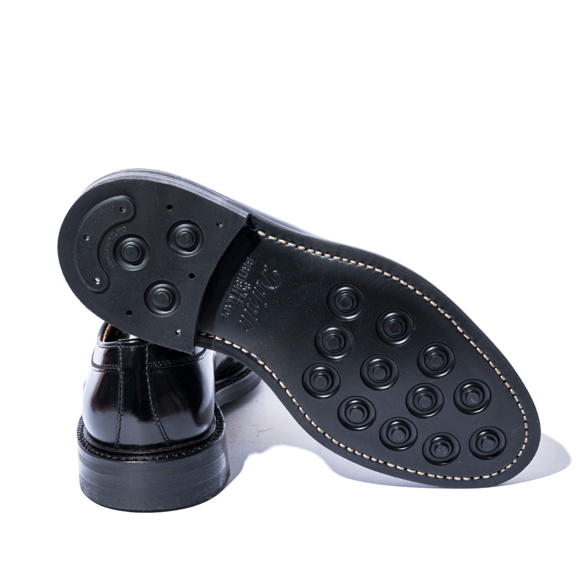 Classica-Allacciata-Derby-Saxone-Cucitura-Goodyear-Pelle-Abrasivato-Nero-3