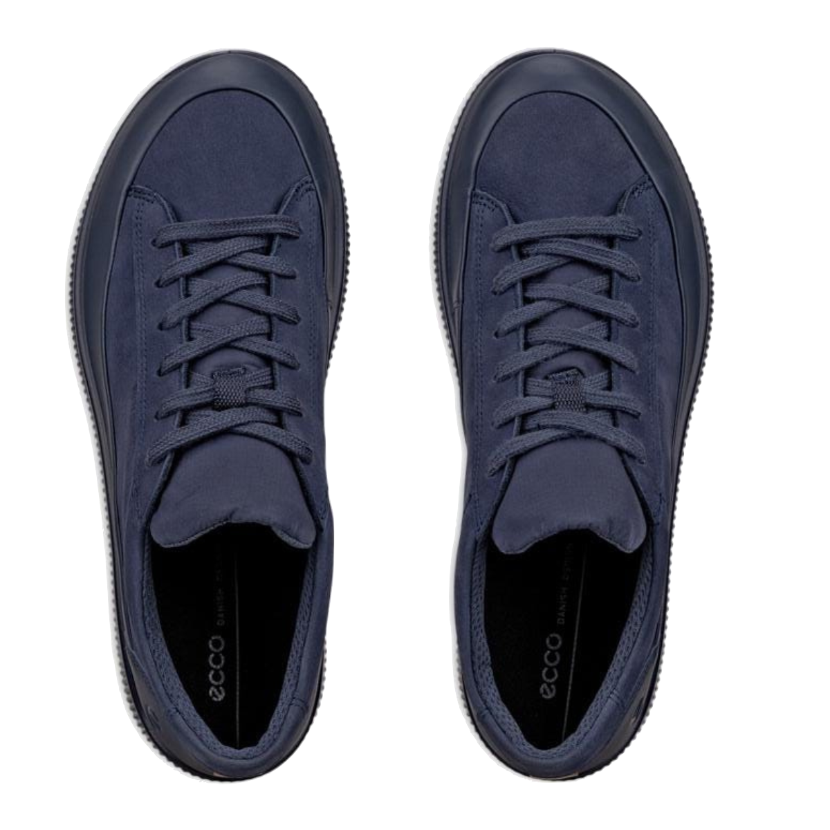 Sneaker-Ecco-Soft-Zero-Waterproof-Nabuck-Marine-5