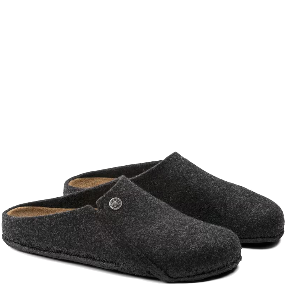 Pantofola Birkenstock Zermatt Feltro Di Lana Anthracite - Birkenstock - Calzature Savorè