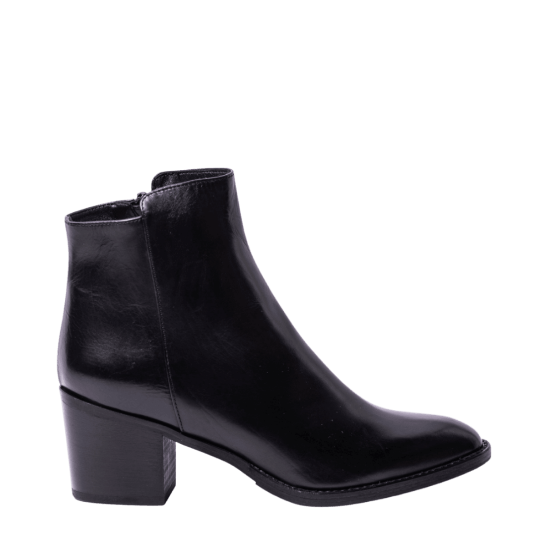 Tronchetto Luca Grossi Old Calf Pelle Nero - Luca Grossi - Calzature Savorè