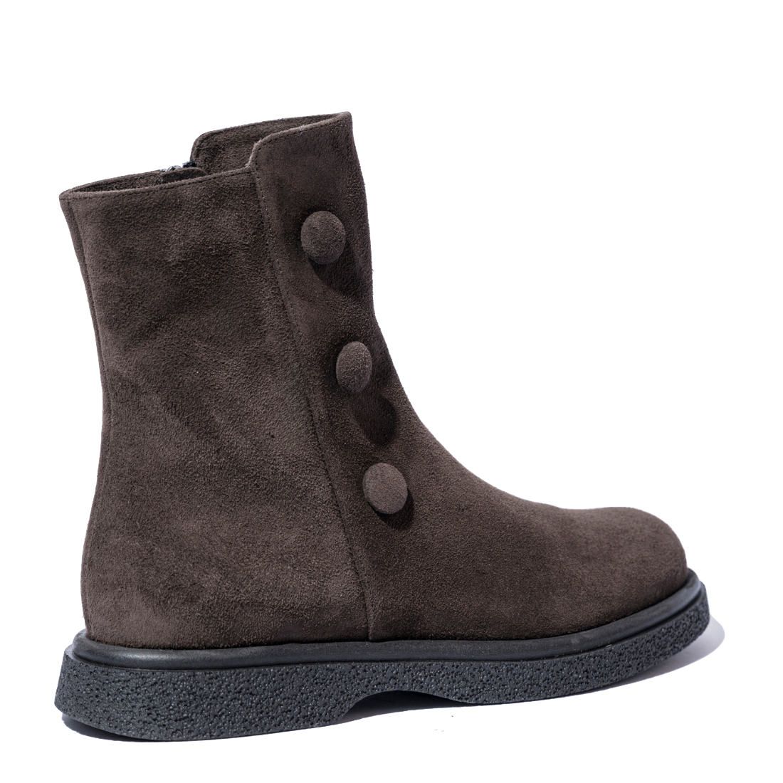 Stivaletto-La-Sellerie-Bottoni-Camoscio-Caffè-4