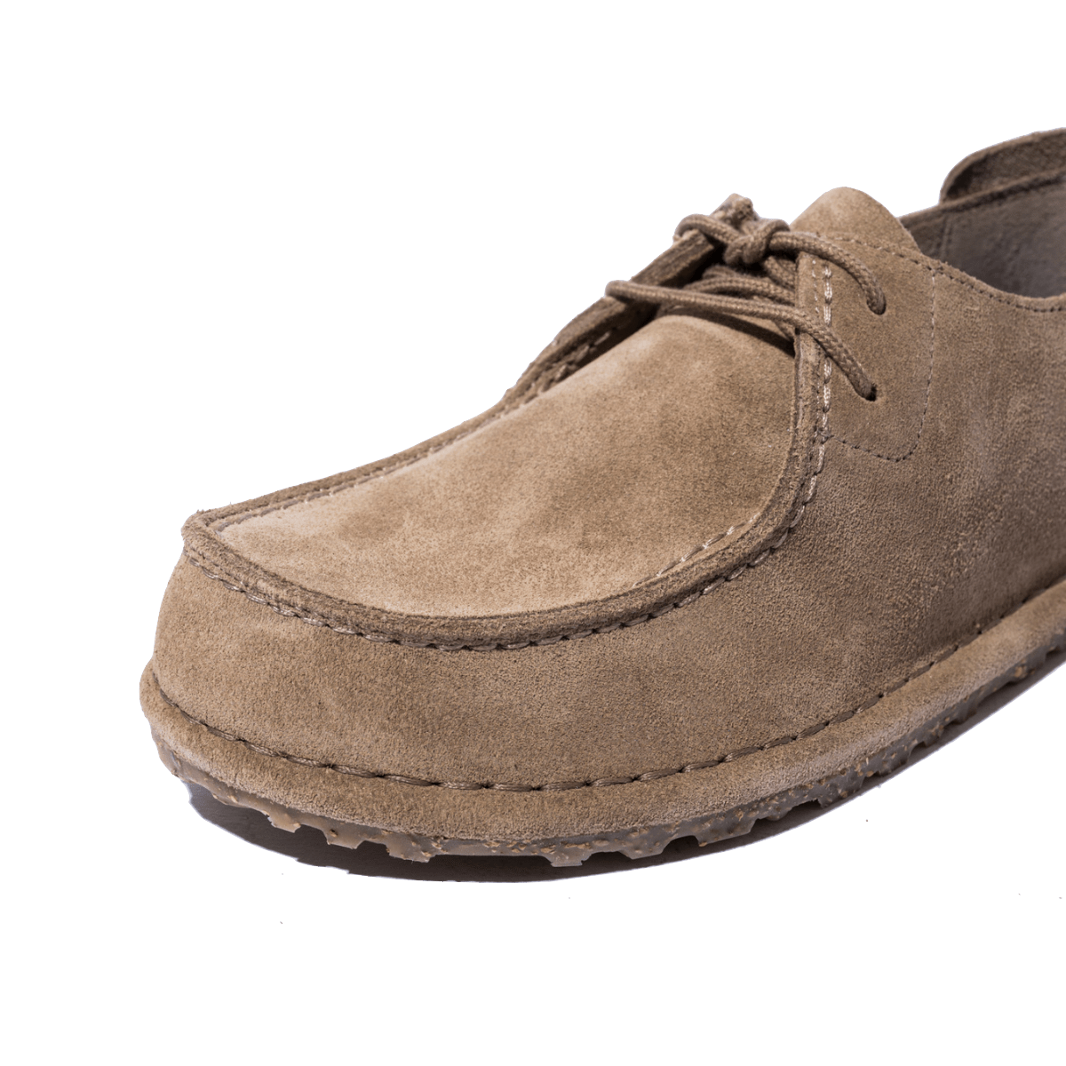 Allacciata Birkenstock Utti Lace Camoscio Gray Taupe - Birkenstock - Calzature Savorè