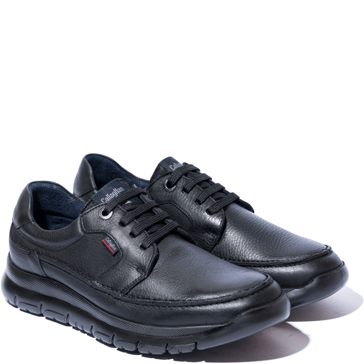 Allacciata Callaghan Aeroblues Pelle Nero - Callaghan - Calzature Savorè