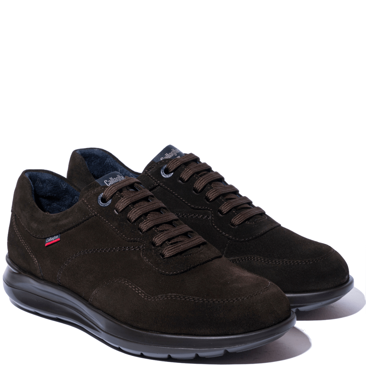 Allacciata Callaghan Camoscio Marrone - Callaghan - Calzature Savorè