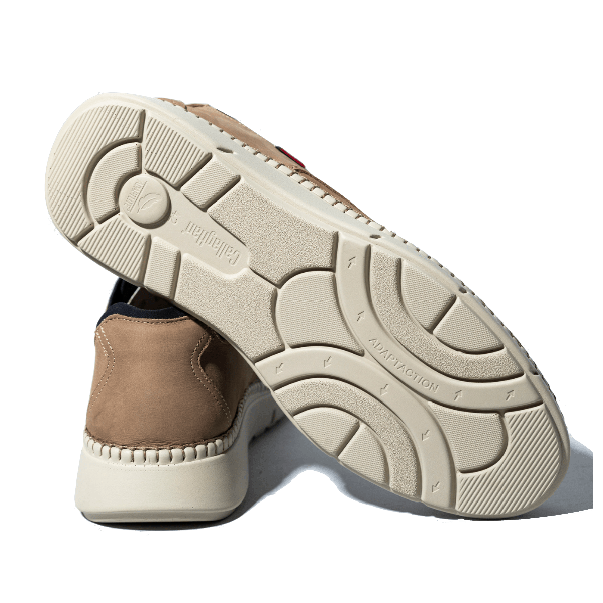 Allacciata Callaghan Circolare Pelle Nabuck Beige/Blu - Callaghan - Calzature Savorè