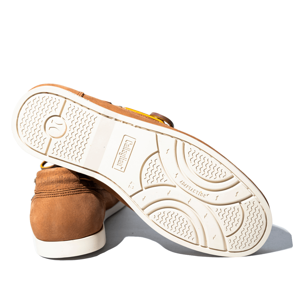 Allacciata Callaghan Vela Yacht Pelle Nabuck Cuoio - Callaghan - Calzature Savorè