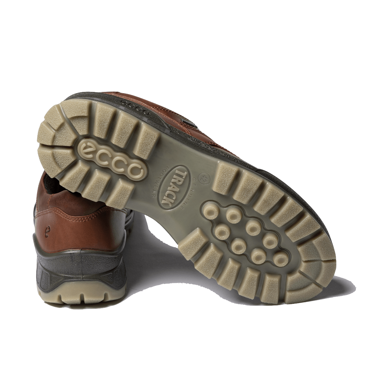 Allacciata Ecco Track 25M Pelle Goretex Bison - Ecco - Calzature Savorè