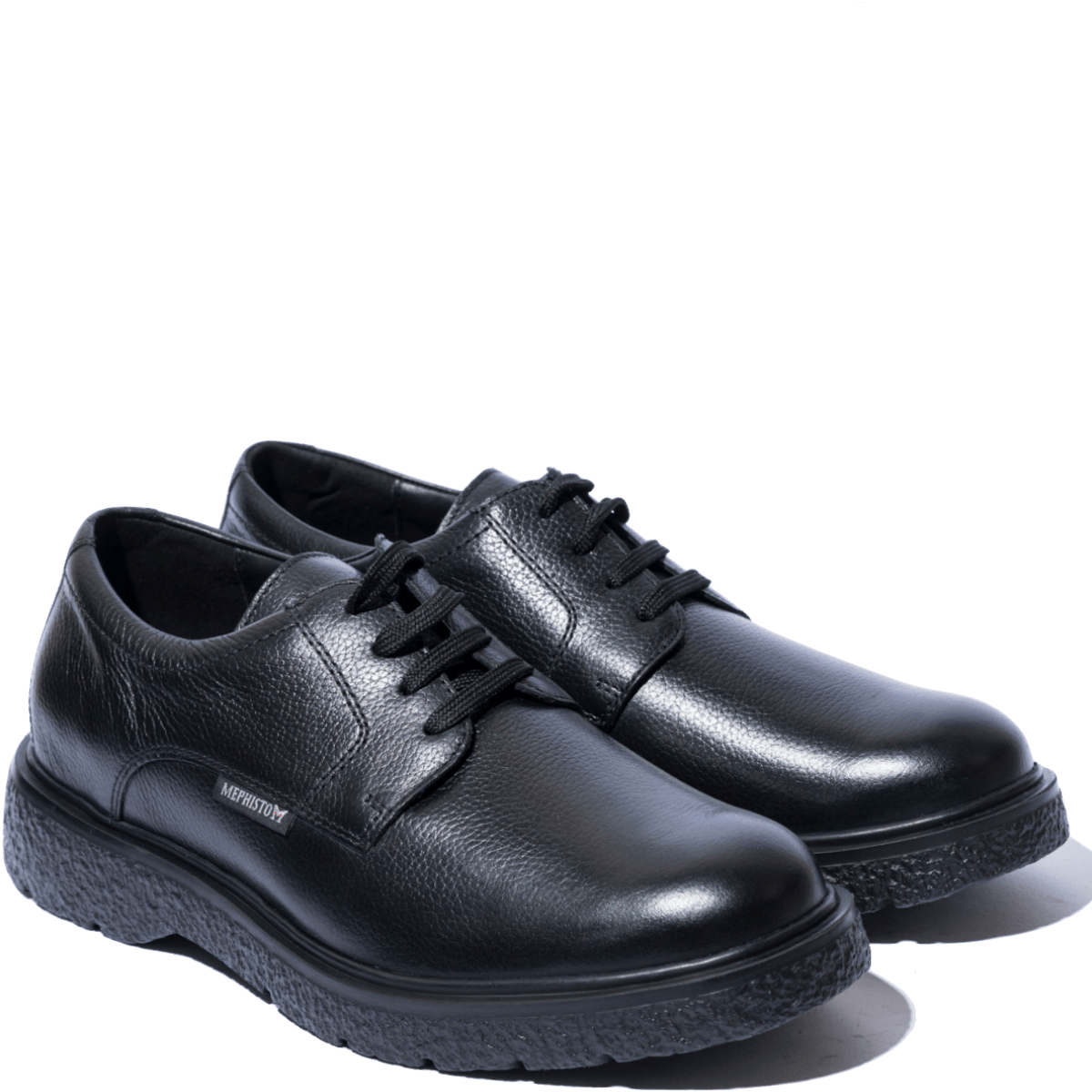 Allacciata Mephisto Eddy Pelle Bottalata Black - Mephisto - Calzature Savorè