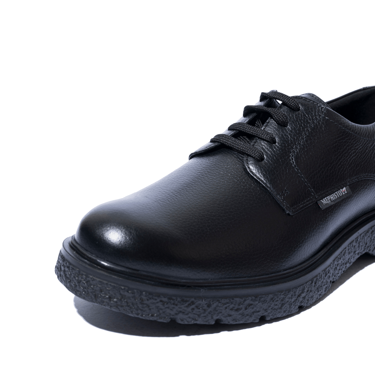Allacciata Mephisto Eddy Pelle Bottalata Black - Mephisto - Calzature Savorè