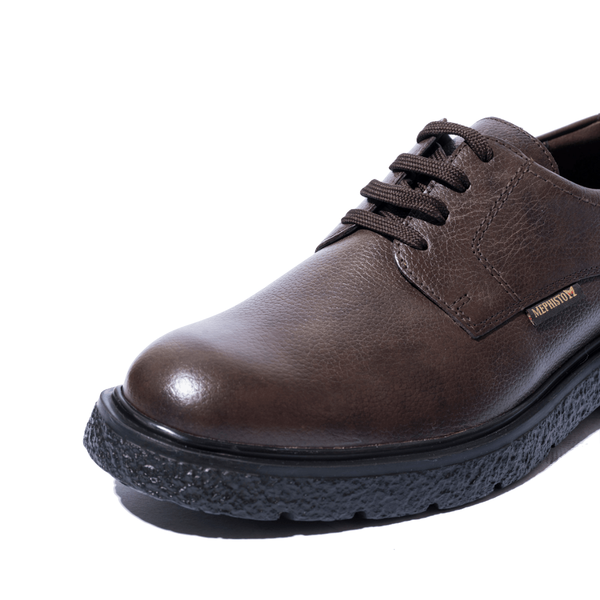 Allacciata Mephisto Eddy Pelle Bottalata Dark Brown - Mephisto - Calzature Savorè
